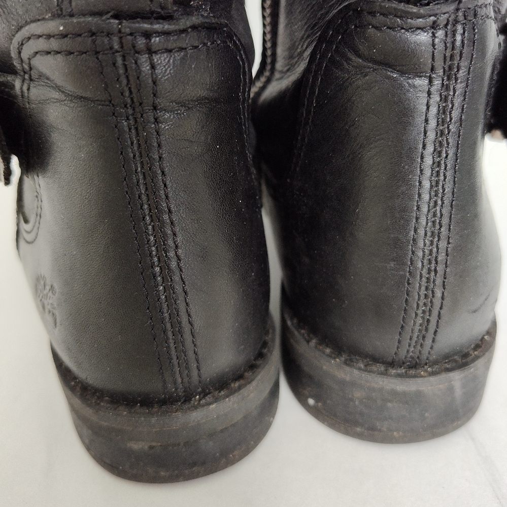 Timberland savin hill black leather riding boots 8 - Picture 7 of 9